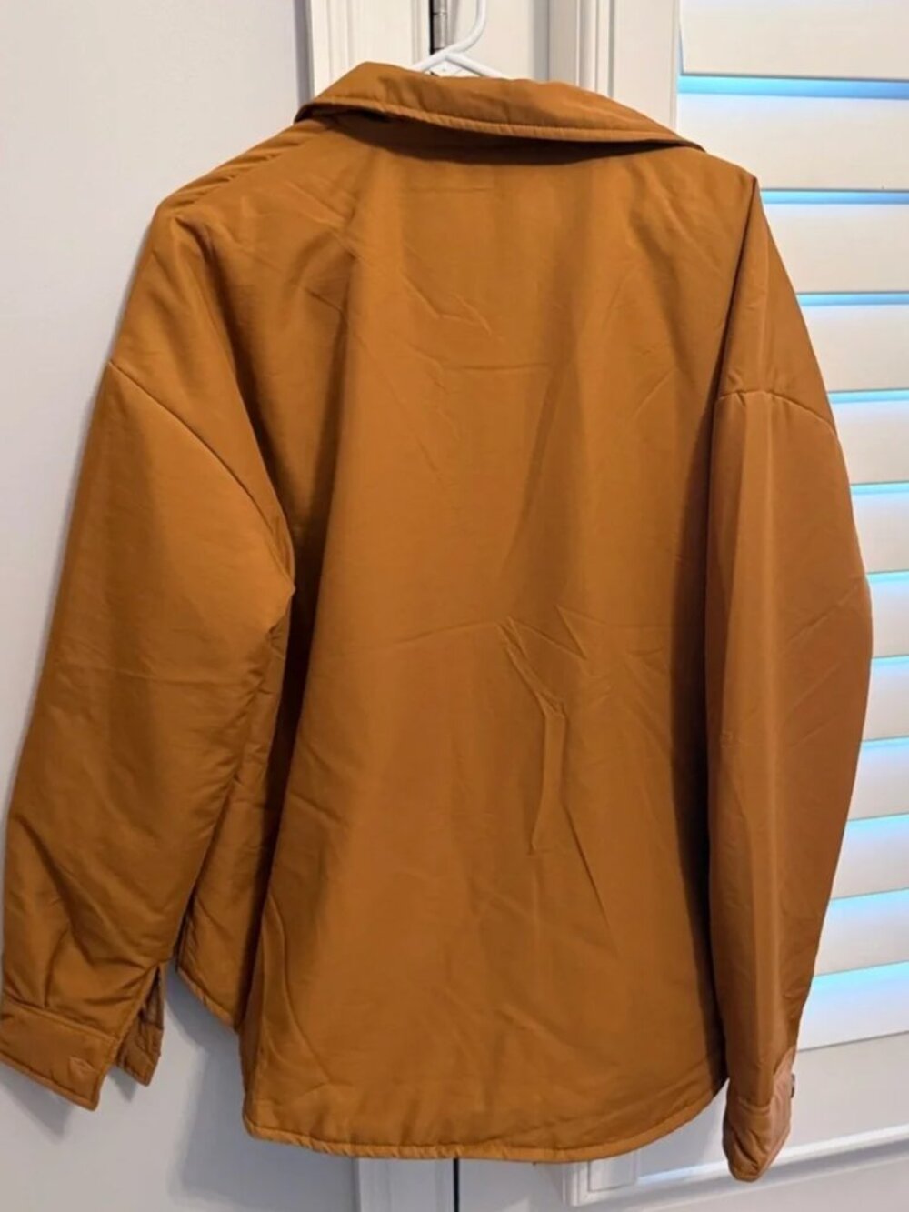 Cute In Camel Button Down Jacket - Picture 2 of 3